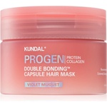 KUNDAL Progen Double Bonding Capsule Hair Mask възстановяваща маска за увредена коса с аромат Violet Muguet 180 гр