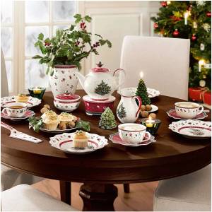 Villeroy & Boch захарница за Коледа от порцелан 10 x 13 cm (14.8585.0960)