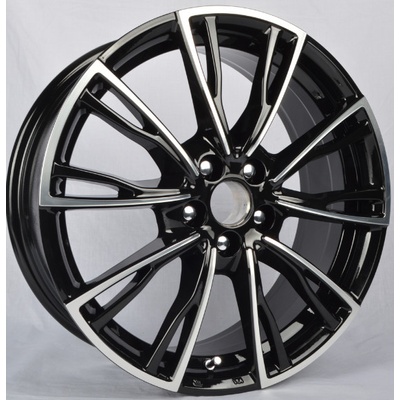 WSP WD006 LUGANO SKODA 7x17 5x100 ET46 gloss black polished