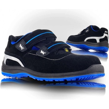 VM Footwear PARMA S1P ESD sandál Čierna-Modrá
