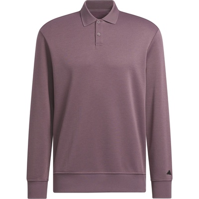 adidas Мъжка блуза с яка Adidas Go-To Long Sleeve Polo Shirt Mens - Shadow Fig