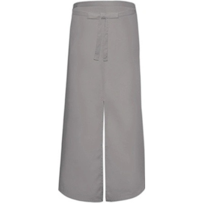 Link Kitchen Wear Bistro zástera s rázporkom X962 Mouse Grey 100 x 100 cm