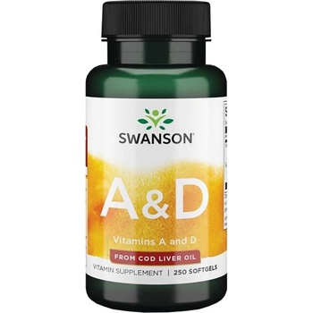 Image 1 of Swanson Vitamin A & D [250 Гел капсули]