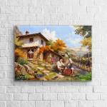 Art gift Стъклено АРТ пано - Възрожденска идилия