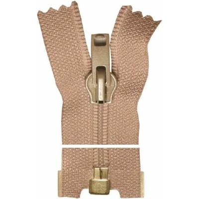Spirálový zip, dělitelný - 65cm - starorůžový - Koh-i-noor - BALENÍ 10 ks