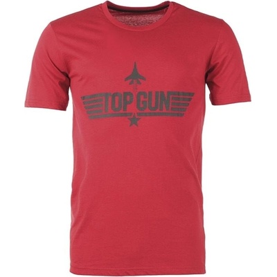 Triko krátký rukáv Top Gun červené