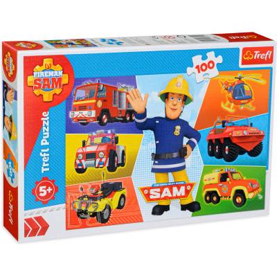 Trefl Пъзел Trefl от 100 части - Пожарникарят Сам (16354)