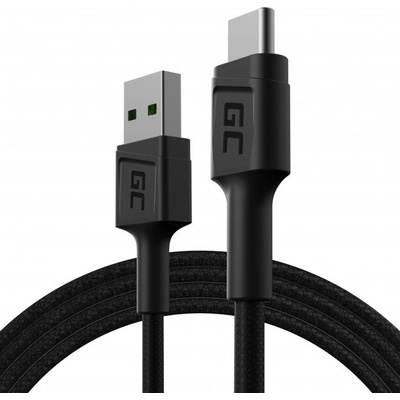 Green Cell KABGC22 USB, USB 2.0, 1,2m, černý