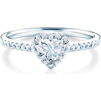 Image 1 of SAVICKI Годежен пръстен сърце savicki: бяло злато, диамант