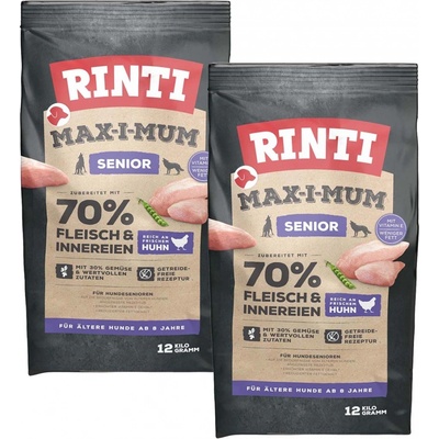 Rinti Max-i-mum Senior drůbeží maso 2 x 12 kg