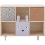 Bloomingville Mini Детски шкаф за книги от масивна дървесина Pavlovnia в естествен цвят 55x89, 5 cm Calle - Bloomingville Mini (82054166)