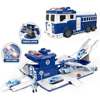 Sonne Детска играчка 2 в 1 Sonne - Полицейски камион с аксесоари и трансформации (sonne1027)