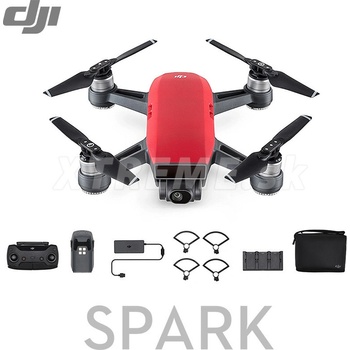 DJI Spark, Fly More Combo, Lava RED - DJIS0203C
