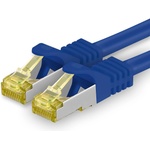 1aTTack. de Cat. 7 network cable 30m blue 1 piece Cat7 Ethernet cable network LAN cable raw cable 10 Gb s SFTP PIMF LSZH set patch cable with Rj 45 plug Cat. 6a - 4251073615196