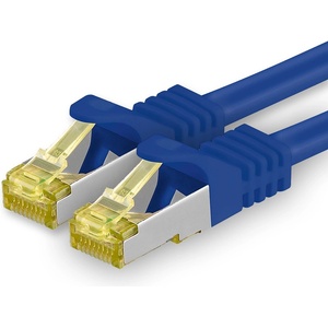1aTTack. de Cat. 7 network cable 30m blue 1 piece Cat7 Ethernet cable network LAN cable raw cable 10 Gb s SFTP PIMF LSZH set patch cable with Rj 45 plug Cat. 6a - 4251073615196
