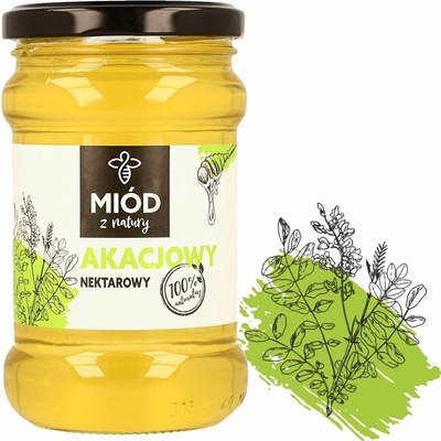 AKÁCIOVÝ MED pohár 400 g, 100 % PRÍRODNÝ