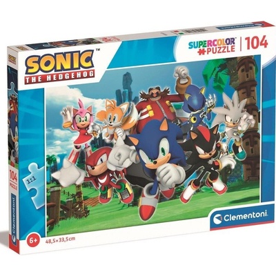 Clementoni Sonic Clementoni 104 dílků