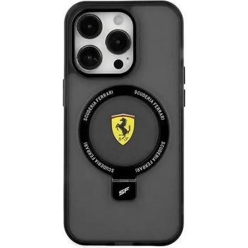 Ferrari Кейс Ferrari Ring Stand 2023 Collection MagSafe за iPhone 15 Plus / 14 Plus, черен (3666339170899)