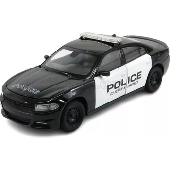 Welly Градски дежурен: Dodge Charger R/T 2016 полицейска кола в мащаб 1: 34 (49720D-DOD)