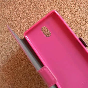 Калъф тефтер за Nokia 3 розов Book Pocket