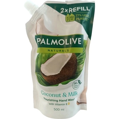 Palmolive Naturals Coconut & Milk tekuté mýdlo náhradní náplň 500 ml