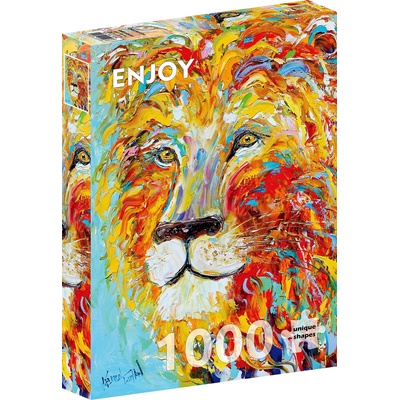 Enjoy Пъзел Enjoy от 1000 части - Цветен лъв (Enjoy-1416)