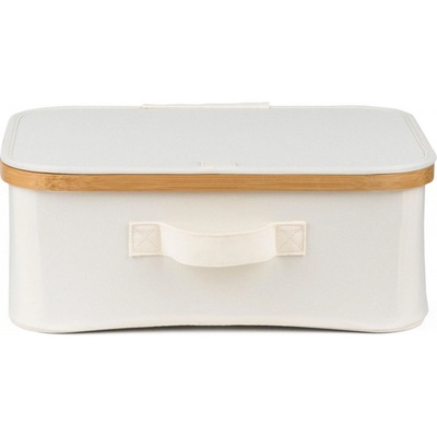 G21 úložný box 40 x 30 x 15 cm bambusový s vekom béžový