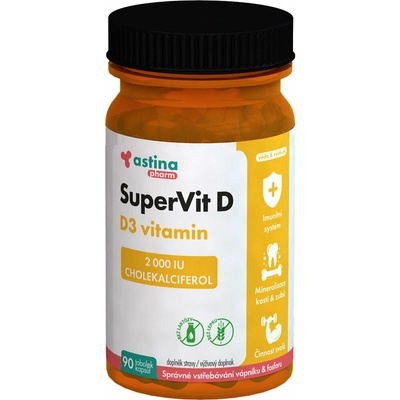 Astina Pharm SuperVit D3 vitamin 2000 IU 90 kapsúl