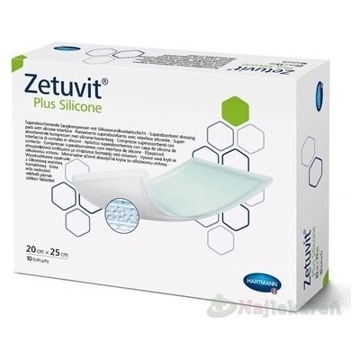 ZETUVIT Plus sterilný 20 x 25 cm 10 ks