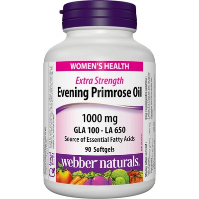 Webber pupalky dvouleté Naturals Evening Primrose Oil 1000 mg 90 kapslí