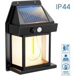VIVALUX Соларно фасадно LED тяло със сензор CABANA SOLAR LED ∙ PIR ∙ 3000K ∙ IP44 | Външно осветление Vivalux (VIV005145)