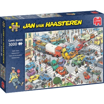 Jumbo - Puzzle Jan van Haasteren - Traffic Chaos - 3 000 piese
