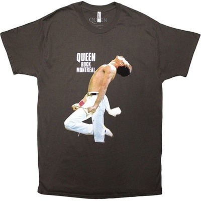 Queen Unisex T-shirt: Rock Montreal charcoal Grey