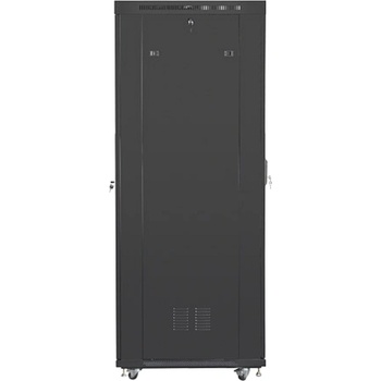 Lanberg rack cabinet 19" free-standing 42U/800x1000 (flat pack) with mesh door lcd black v2 (FF01-8042-23BL)