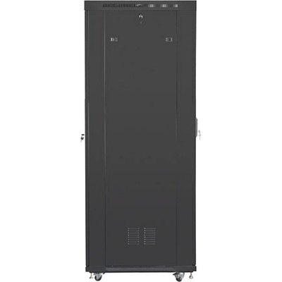 Lanberg rack cabinet 19" free-standing 42U/800x1000 (flat pack) with mesh door lcd black v2 (FF01-8042-23BL)