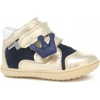 Bartek dětské boty dívčí kožené boty na suchý zip