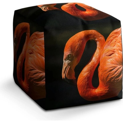 Sablio Taburet Plameniak: 40x40x40 cm