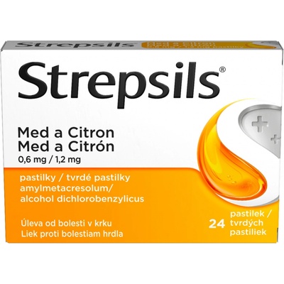 Strepsils Med a Citrón pas.ord.24