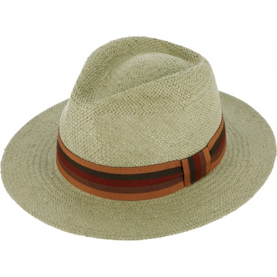 Fiebig Headwear since 1903 Letní fedora klobouk Traveller Fedora Tropez khaki – Zbozi.Blesk.cz
