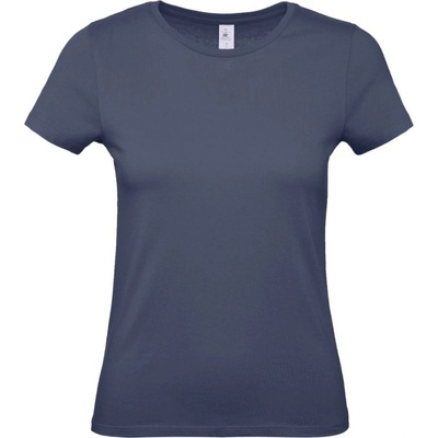 B&C Tričko B&C E150 dámské krátký rukáv COT 01002T47000 Denim