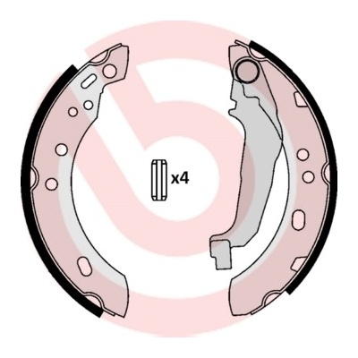 Sada brzdových čeľustí BREMBO S 56 507