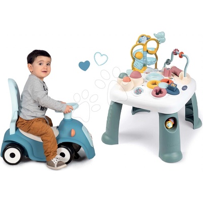 Smoby Activity Table Little a modré se zvuky a vodicí tyčí s ohrádkou