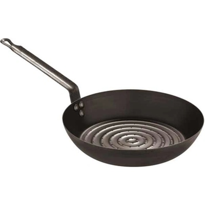 Paderno na kaštany černá ocel 28 cm