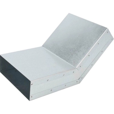 Prodmax Čtyřhranné potrubí koleno kanál - stropní KSS 45° 50x150