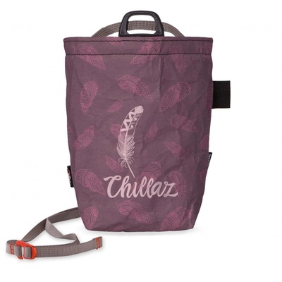 Chillaz Торбичка за магнезий CHILLAZ Feather burgundy