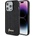 GUESS Кейс Guess Disco Metal Script за iPhone 15 Pro, черен (3666339173456)