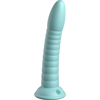 Image 1 of Pipedream Dillio Platinum Wild Thing 7" Platinum Silicone Dildo Green