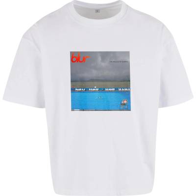 MERCHCODE Тениска Blur Ballad of Darren Cropped Tee white XXLUB-MC1528-00220 - Черен, размер L
