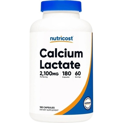 Nutricost Calcium Lactate 280 mg [180 капсули]