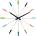 NeXtime Стенен часовник Plug Inn цветен (2610VI)